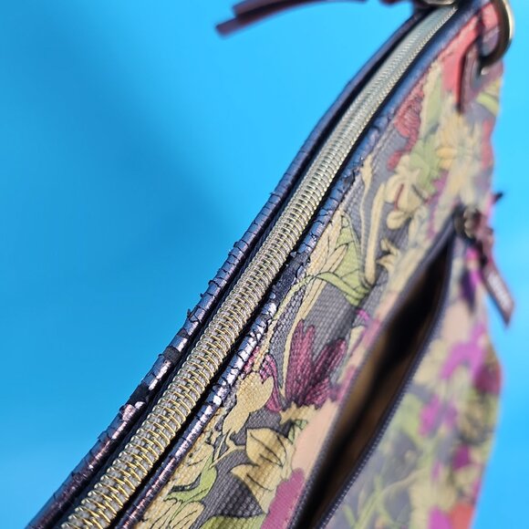 🌿 Sakroots Patchwork Canvas & Leather Crossbody - Picture 8 of 15